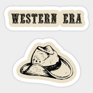 Western Era - Cowboy Hat 1 Sticker